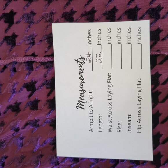 LIV by Habitat Clothes Burgundy Velvet Mesh Houndstooth Sheer Cowl Top Size M - Picture 14 of 14